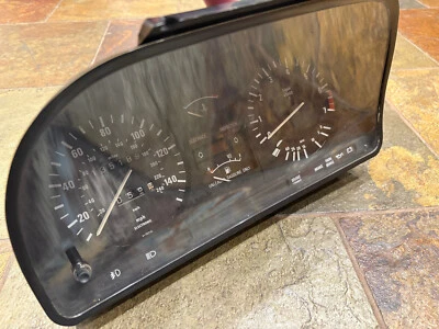1982-1988 BMW 5 Series E28 Instrument Cluster 135k US MPH - Image 1 of 4