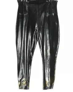 NEU Spanx Kunstleder Leggings schwarz Größe P1X #1750 - Bild 1 von 12