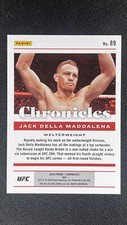 2023 Panini Chronicles UFC Rookies Jack Della Maddalena Holo Sliver /25 C1B