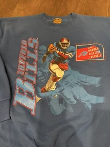 Vintage Nutmeg Buffalo Bills X ABC Sports Crewneck Sweatshirt Size XL 90s NFL - Bild 1 von 7