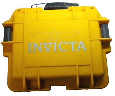Boîtier De Montre Invicta À 3 Compartiments - Coquille De Plongée Jaune - L330 - Photo 1/4