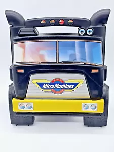 1988 Galoob Micro Machines Black Semi Truck Storage Carrying Case - Picture 1 of 4