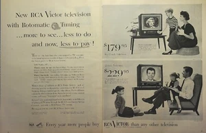 Anuncio impreso vintage Craig Barton afinación rotamática televisión RCA Victor 1953 - Imagen 1 de 2