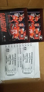 Ducks vs Flames Rare Ticket Stub Huberdeau OT G; McTavish,Kadri, Weeger Goal - Picture 1 of 1