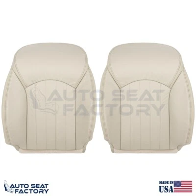 Fundas de asiento de cuero de trigo superiores para conductor y pasajero Infiniti QX50 2014-2017 Foto 1 de 4