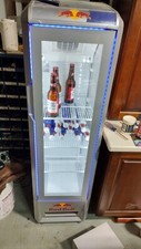 Near Mint Red Bull Energy Refrigerator Glass Door Bar Slim Mini Cooler Fridge