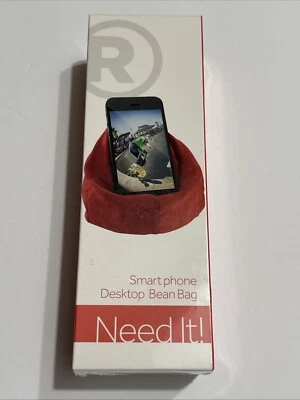 Bolsa de frijoles de escritorio para teléfono inteligente RadioShack - roja Foto 1 de 4