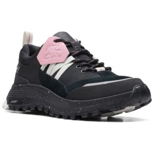 NUEVO EN CAJA Clarks Damas ATL TREK PATHGTX Negro Combinado Cuero Impermeable Zapato para Caminar - Imagen 1 de 7