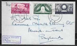 SOUTH AFRICA - FIRST DAY OF ISSUE ON REGD COVER - INAUG of VOORTREKKER - 1/12/49 - Picture 1 of 2