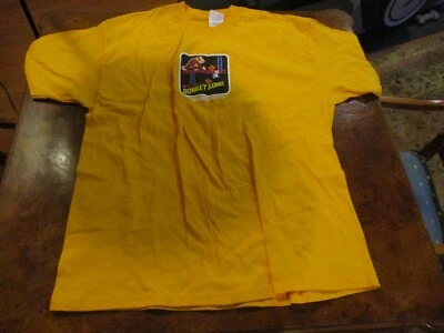 Camiseta Donkey Kong Nintendo Game Boy Advance SP Promocional Amarilla XL *NUEVA* Foto 1 de 3