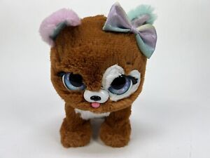 Present Pets Glitter Puppy Cocoa Interactive Plush Dog Excellent & Working 