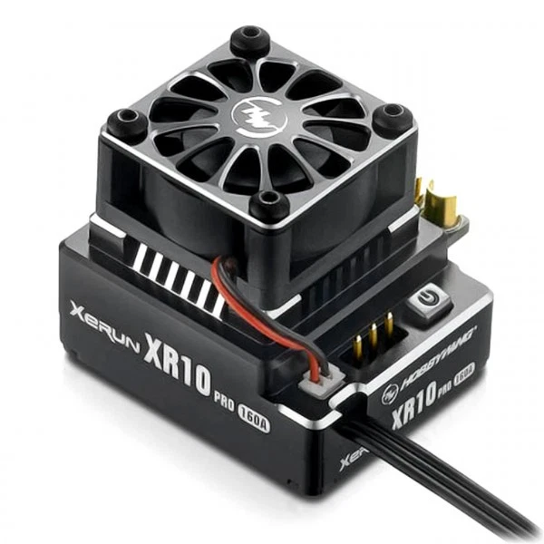 Hobbywing Xerun XR10 Pro Brushless Regler Schwarz 160A, 2-3s LiPo - Bild 1 von 1
