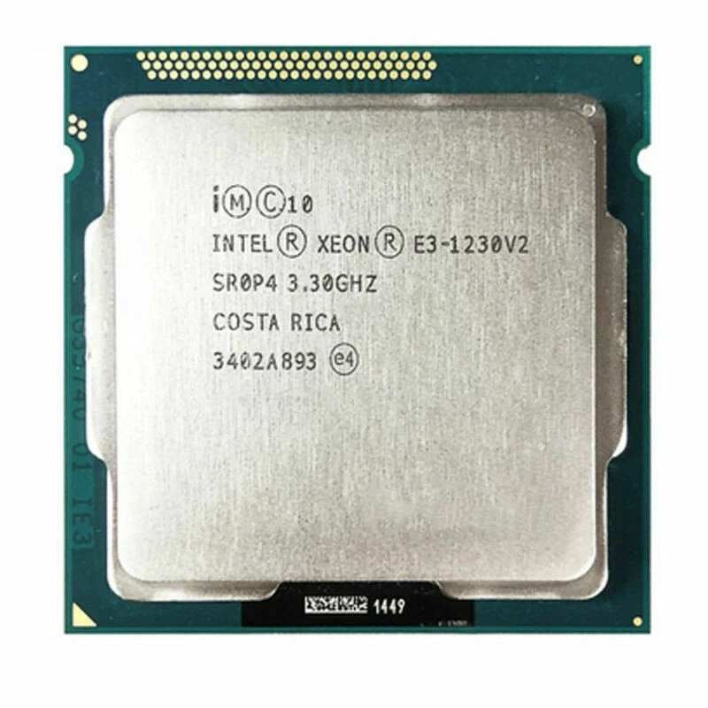 Intel Xeon E3-1230 V2 CPU Quad-Core SR0P4 3.3 GHz 8M 5 GT/s LGA 1155 Processor - Image 1 of 1