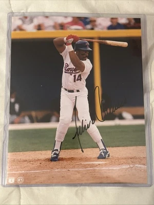 Julio Franco 8 x 10 Autographed Signed Photo - Texas Rangers No COA - Image 1 of 3