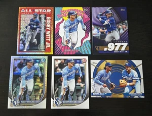 2025 Topps Bowman Bobby Witt Jr Lot (6) Mojo Refractor, Inserts, Base, Royals - Picture 1 of 3