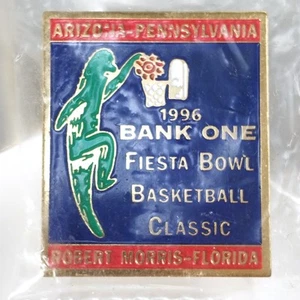 Fiesta Bowl 1996 Pin Basketball Classic Arizona U Of A Pennsylvania Florida NIP - Picture 1 of 6