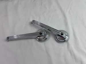 BRAND NEW CHROME 1966 FORD MUSTANG SCOTT DRAKE INTERIOR FRONT DOOR HANDLES - Picture 1 of 7