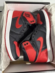 Size 10.5 - Air Jordan 1 Retro 2016 High Satin Banned Numbered - Picture 1 of 6