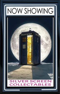 Doctor Who's TARDIS Poster Unframed Canvas Print 40 x 60cm Free Post - Picture 1 of 7