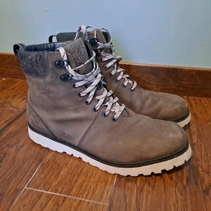 The North Face Work to Wear Lace II Boots Brown Grey Men Size 11.5 Waterproof  - Picture 1 of 14