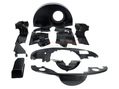 Motorverblechung SET VW Typ1 Motor Doppelkanal Gebläsekasten m. Hundehütte NEU - Bild 1 von 4