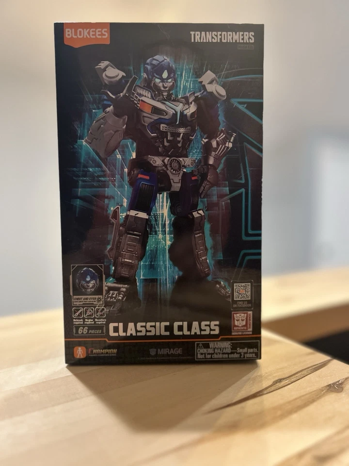Blokees Transformers Classic Class Mirage 75-Piece Model Kit NEW - Image 1 of 4
