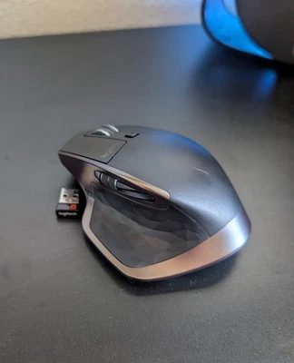 Logitech MX Master Wireless Laser Mouse w USB dongle - Image 1 of 2