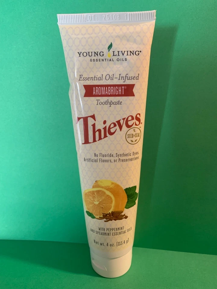Young Living Thieves AROMABRIGHT Essential Oil Infused TOOTHPASTE 4oz  *SEALED* - Image 1 of 1