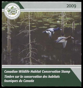 Canadian Wildlife Habitat Conservation Stamp #FWH25 - Lesser Scaup (2009) - Picture 1 of 2