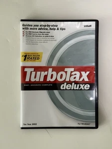 2002 TurboTax Deluxe Federal Turbo Tax - Zdjęcie 1 z 3