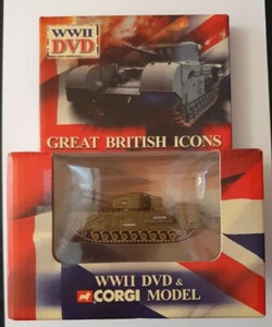Corgi Great British Icons Churchill Tank & WWII DVD CP90596 - Picture 1 of 3