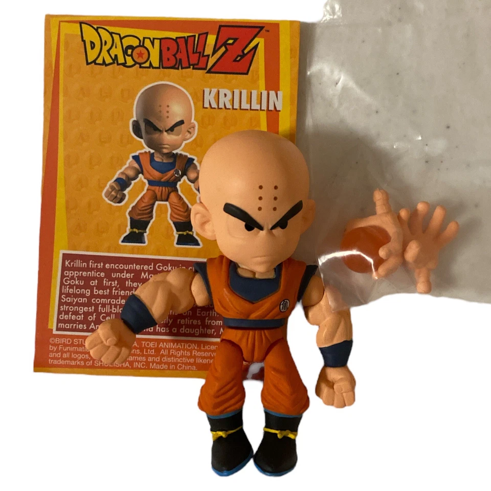 Figura de acción Dragon Ball Z Krilin The Loyal Subjects Los Angeles vinilos puños Foto 1 de 1