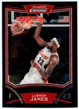 2008-09 Bowman Draft Picks & Stars Chrome Le Bron James #3