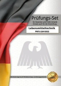 Fachkraft für Lebensmitteltechnik (m/w/d) - Prüfungs-Set - 100 Prüfungsfragen - Bild 1 von 12
