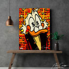 Tableau Pop Art Dagobert Peinture Dagobert Poster Dagobert Toile Donald Duck Art