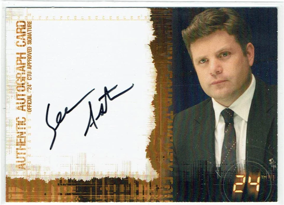24 Season 5 Artbox 2008 Autograph Card Sean Astin as Lynn McGill Rare Approx 125 - Image 1 of 1