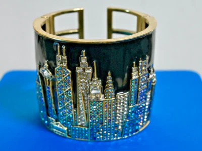 HEIDI DAUS Iconic Skyline Drive Sparklescape pulseira de cristal esmalte M/G - Imagem 1 de 4