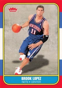 Brook Lopez Rookie Fleer 2008-09 Basketball Card #86R-171 - Picture 1 of 2