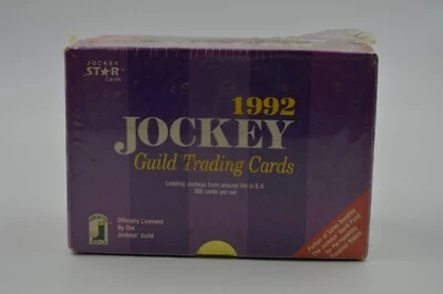 Tarjetas coleccionables selladas de fábrica 1992 - Jockey Guild (CAJA) - Tarjetas Jockey Star. Foto 1 de 2