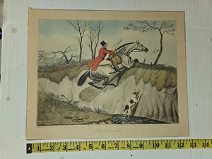 1800s H. Alken English Riding Prints The Meet, The Snob is Beat, To The Craners - Picture 1 of 9