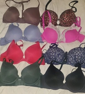 VICTORIA'S SECRET BRAS PUSH UP LINED DEMI RACERBACK PUSH UP BALCONET - Picture 1 of 163