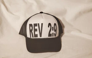REV 2:9 SNAP BACK TRUCKER MESH BACK Hat Black - Picture 1 of 1