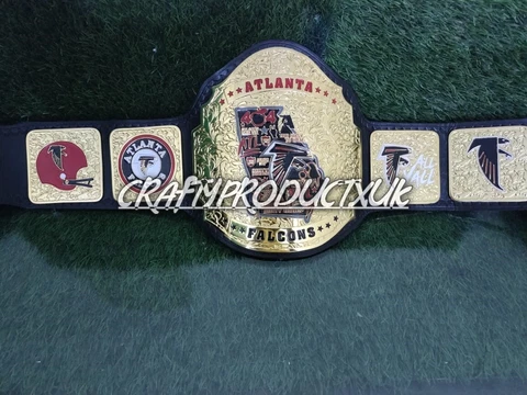 Atlanta Falcons NFL Championship Belt Cover