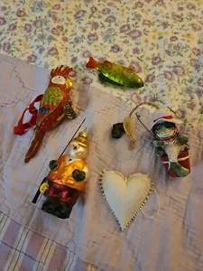 5 NAUTICAL Chrismas ORNAMENTS - Picture 1 of 6