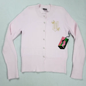 Wicked Paul Tazewell Cardigan Sweater Women's Size Medium Pink Crewneck Target - Picture 1 of 13