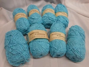 Ironstone Warehouse 8 Skeins Yarn FELICIA Blue - Picture 1 of 3