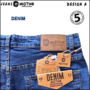 Jeans Uomo Mastino Denim Elasticizzato 5 Tasche Regular Fit - Imagen 1 de 20