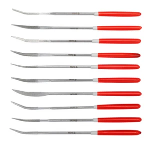 10tlg Diamant Feilen Nadelfeilen Schlüsselfeilen Set Raspel Diamantfeilen 140mm - Bild 1 von 1