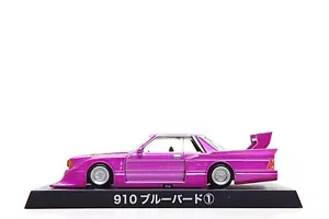 Aoshima Grachan 1:64 Nissan Bluebird (KY910) Super Silhouette - Rosa - Foto 1 di 5