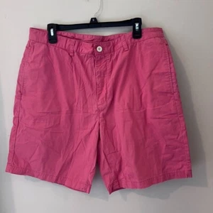 Pantalones Cortos Vineyard Vines Rosa Preppy Chino Informales Frente Plano Talla 36 - Imagen 1 de 5